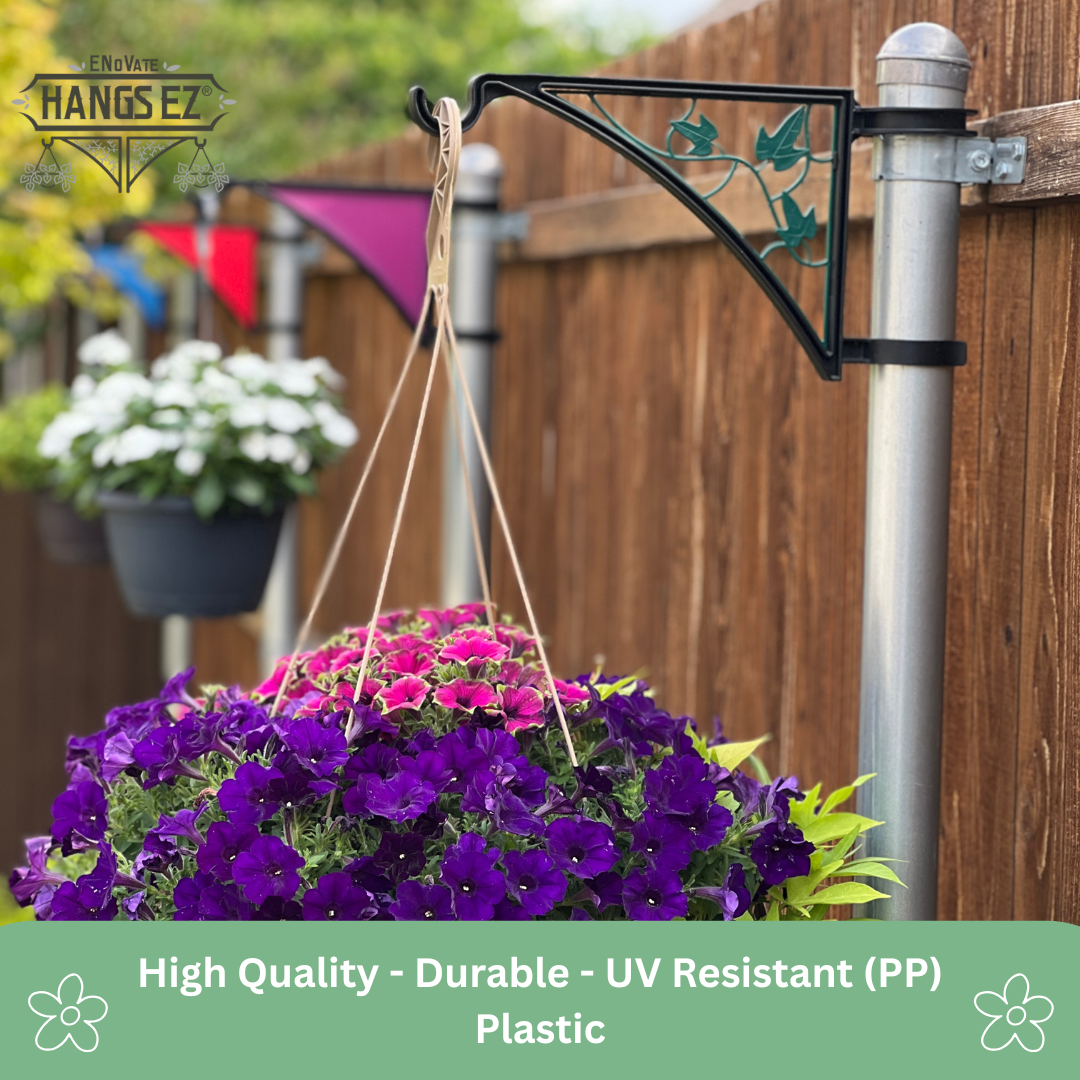 ENoVate Hangs EZ Fence Post Hanger - Ivy Insert