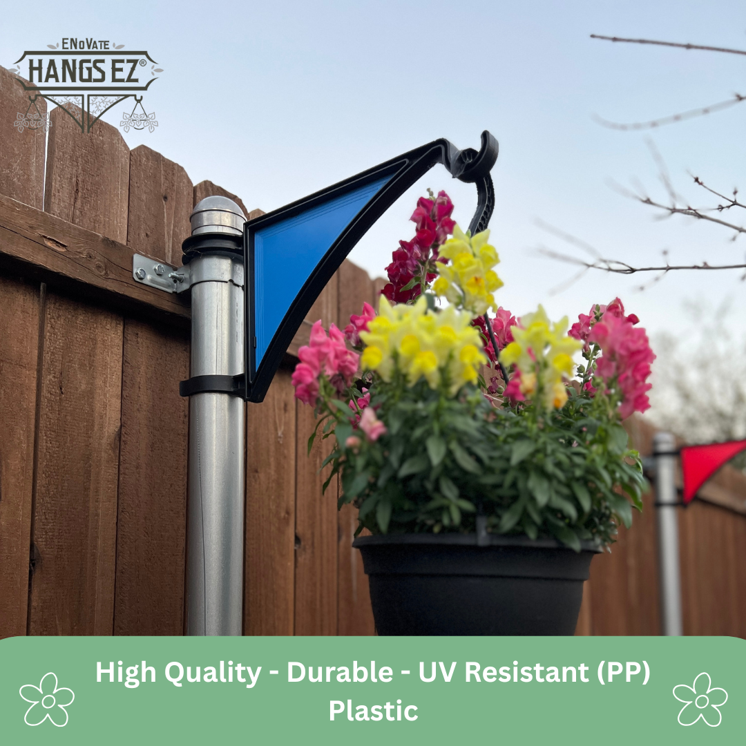 ENoVate Hangs EZ Fence Post Hanger - Solid Insert