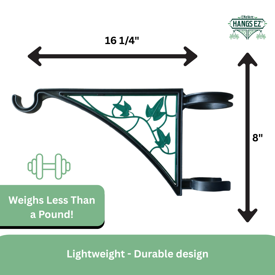 ENoVate Hangs EZ Fence Post Hanger - Ivy Insert