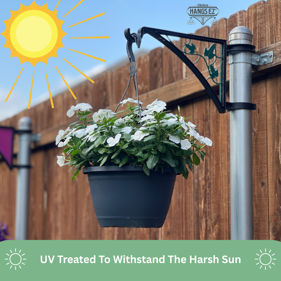 ENoVate Hangs EZ Fence Post Hanger - Ivy Insert