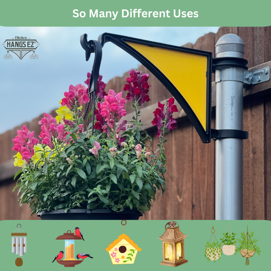 ENoVate Hangs EZ Fence Post Hanger - Solid Insert