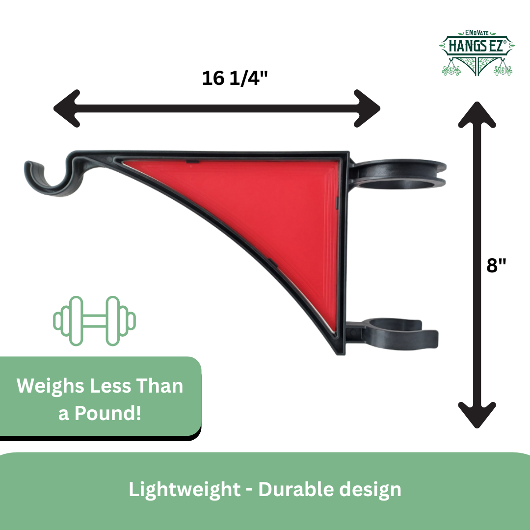 ENoVate Hangs EZ Fence Post Hanger - Solid Insert